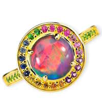 RED OPAL RINGS